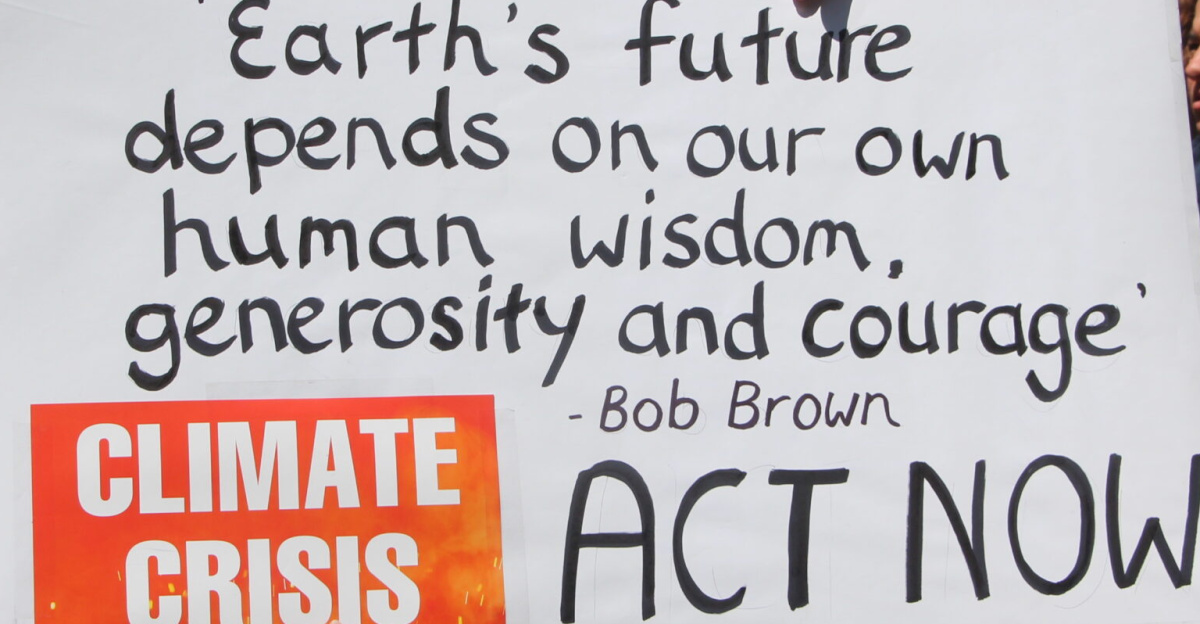 Rally for the climate crisis, Saturday 22 February, Melbourne, organised by the Climate Justice Alliance.