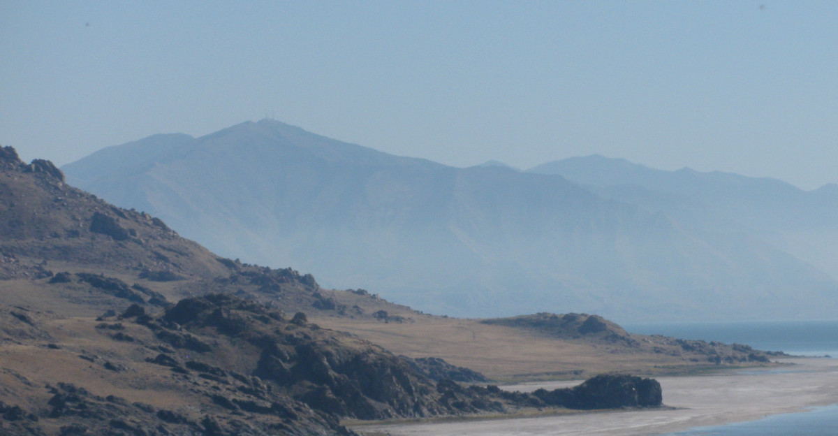 View of Great Salt Lake from Antelope Island