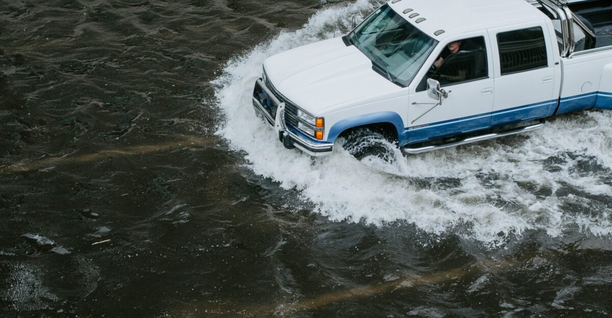 white crew cab truck