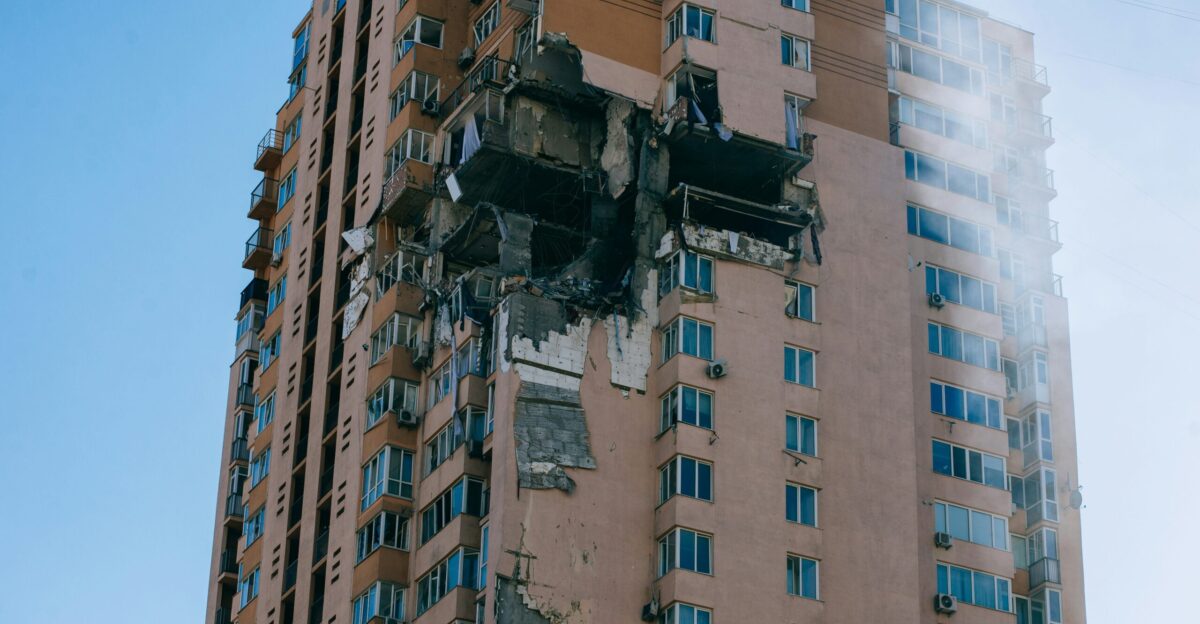 a very tall building with a bunch of windows