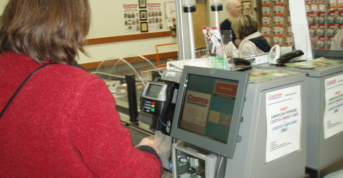 Self Checkout at Costco